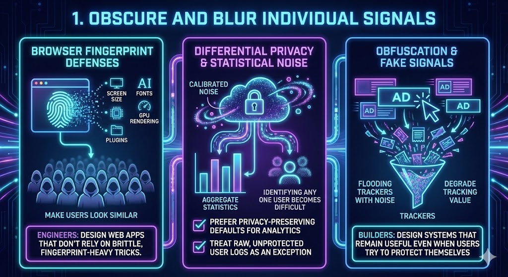 Obscure and Blur Individual Signals
